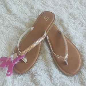 NWT Rose Gold Sandals